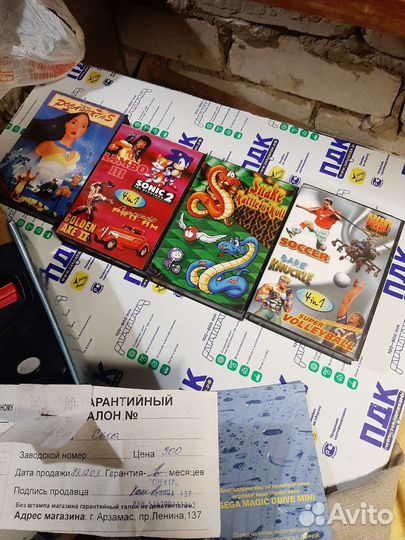 Sega mega drive 2 с играми