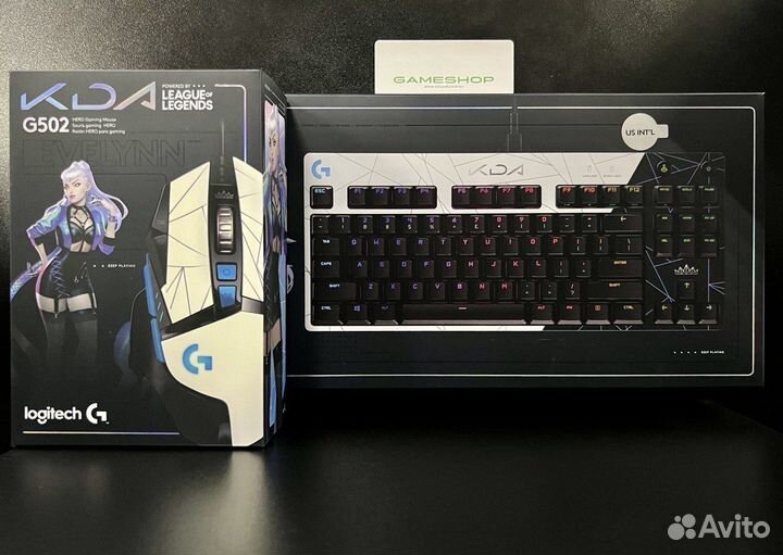 Logitech Проводная мышь G502 hero KDA League of
