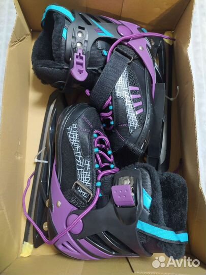 Коньки раздвижные 31-34 для девочки