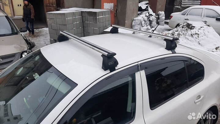 Багажник на крышу Skoda Octavia A5, крыло