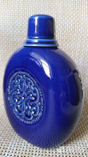 Фляга Штоф фарфор кобальт СССР