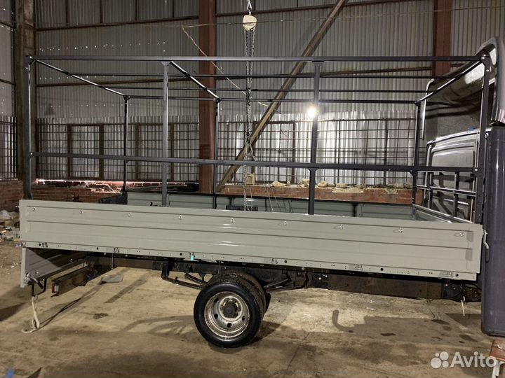 Тент с каркасом на газель 4,25 м