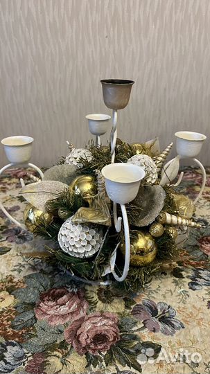 Подсвечник новогодний