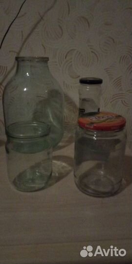 Банки стеклянные разные