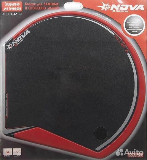 Коврик для мыши Nova killer 2 (M) 307х337х3мм