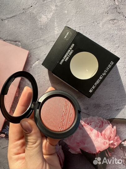 Оригинал румяна Mac extra dimension faux sure