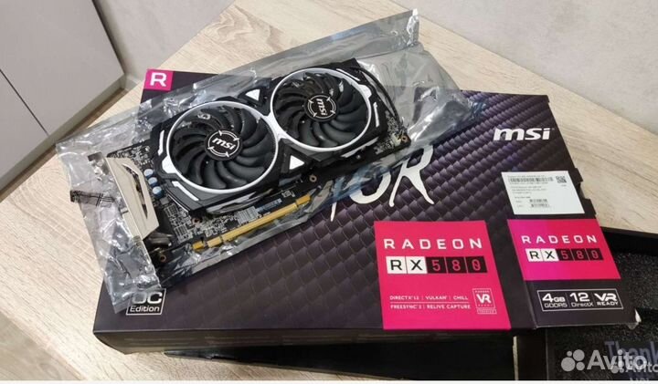 Видеокарта Rx 580 4 gb