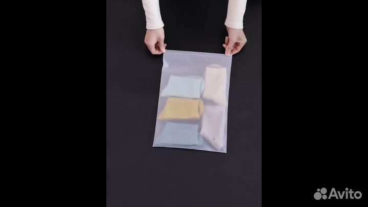 Пакеты зип лок с бегунком матовые 40х55