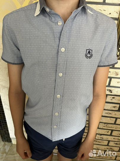 Рубашки школьные 128