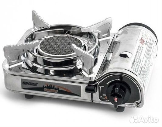 Плита газовая Следопыт Spark, керам. (защита от и