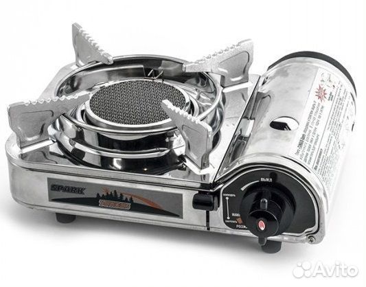 Плита газовая Следопыт Spark, керам. (защита от и