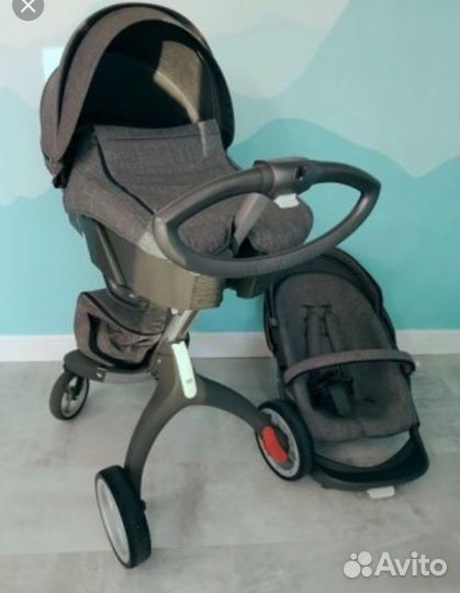 Продаю Коляску stokke Xplory 2 в1 Серый меланж