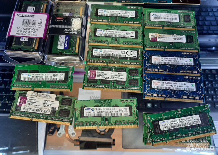 Оперативная память DDR4, DDR3, DDR 2 dimm SO-dimm
