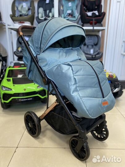 Прогулочная коляска Luxmom H2 с перекдной ручкой