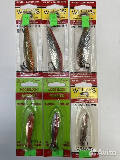 Блесна форелевые Williams, Daiwa, Kuusamo оригинал