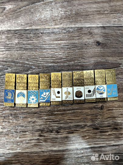 Значки СССР хоккеисты СССР