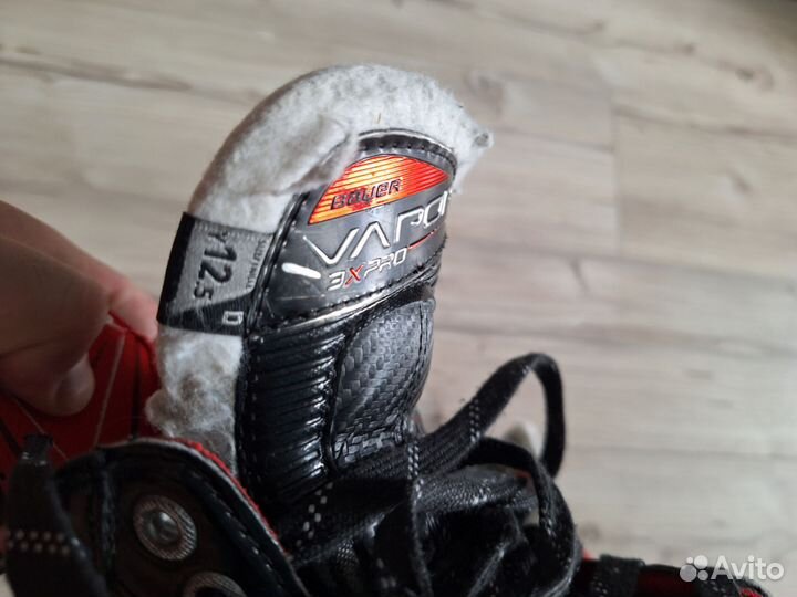 Хоккейные коньки bauer vapor 3x pro yth 12.5