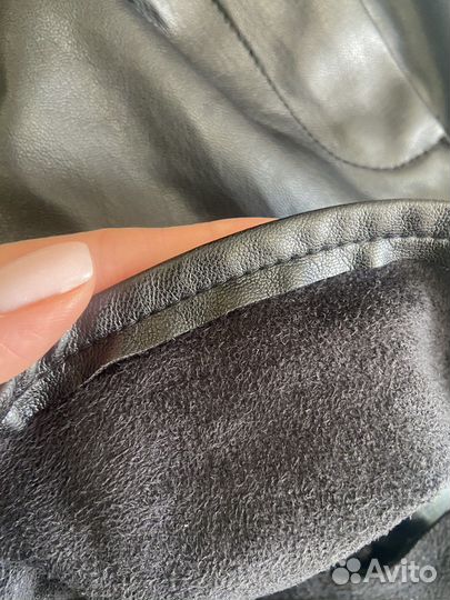 Шорты из натуральной кожи