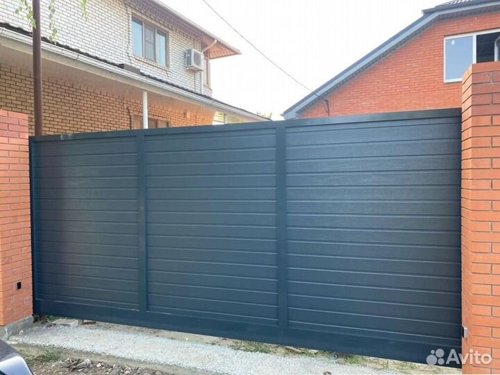 Откатные ворота под ключ