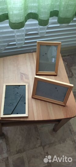 Рамки деревянные для фото 10х15 3 шт