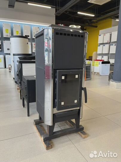 Печь камин отопительная