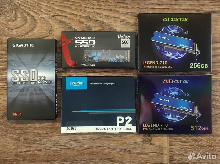 SSD диск M2 nvme / M2 SATA 120Gb 256Gb 500Gb 512Gb