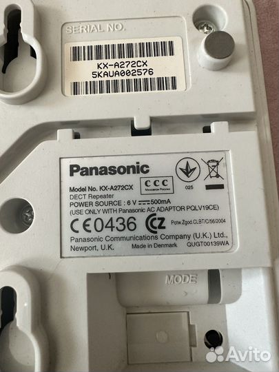 Ретранслятор panasonic KX-A272CX