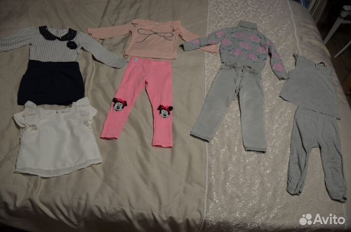 Пакет фирменной одежды для девочки на 2,6 -5 лет