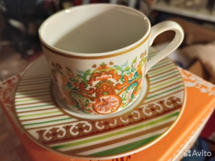 Чашка с блюдцем ифз Сад королевы