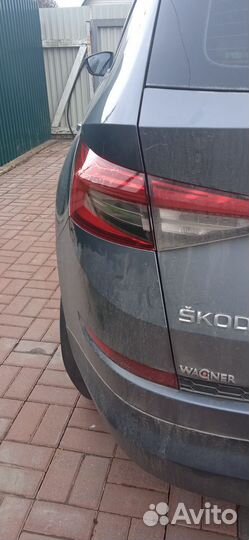 Фонарь задний левый на Шкоду кадиак