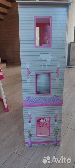 Кукольный домик для барби с лифтом
