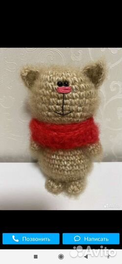 Вязаные игрушки ручной работы