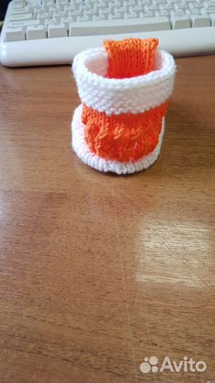 Пинетки детские вязаные
