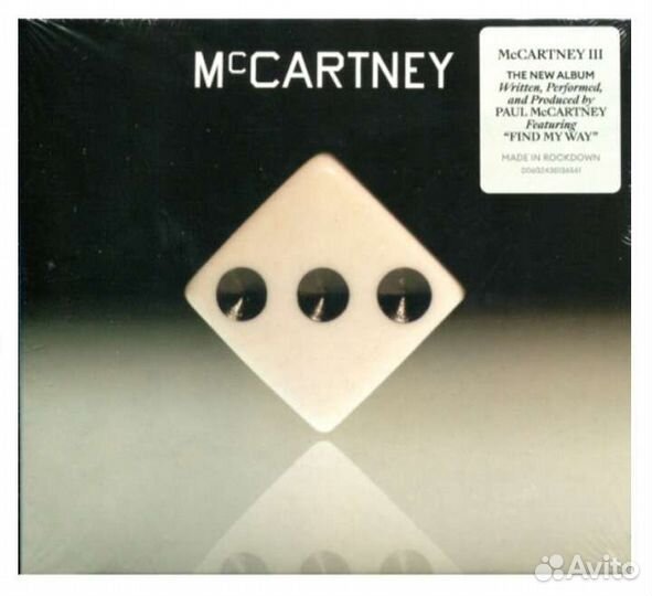CD Paul mccartney 3 новый европа