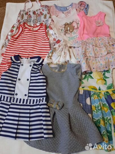 Одежда для девочки пакетом 12-18 мес.,86 см