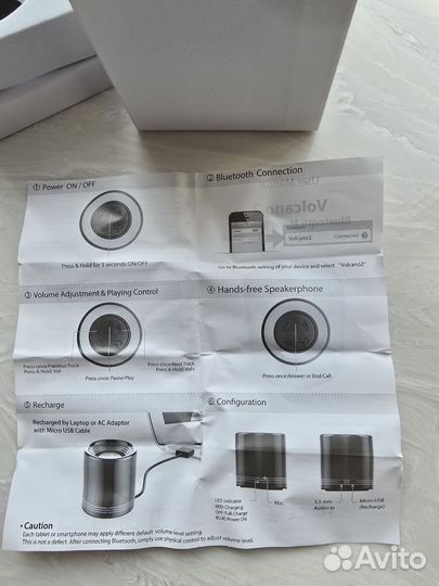 Блютуз колонка