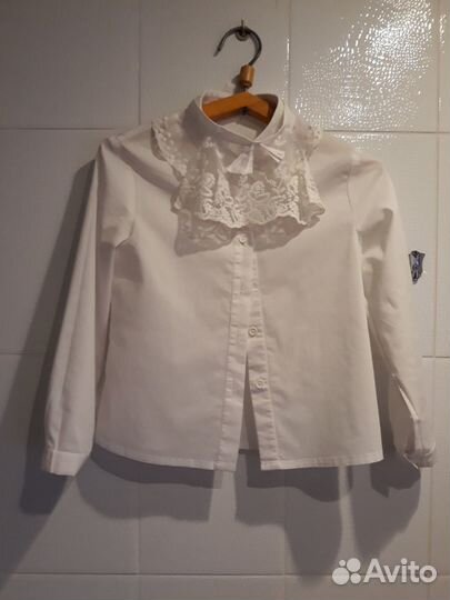 Блузка для девочки белая