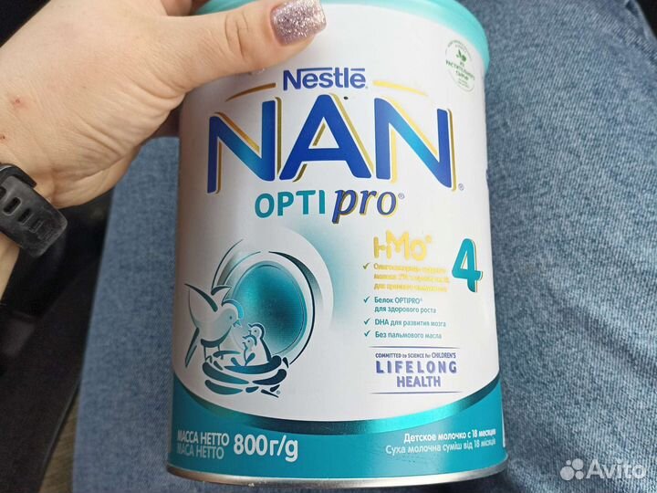 Детская смесь нан оптипро 4