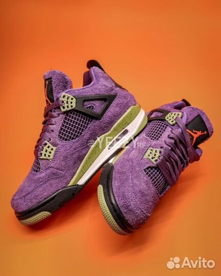 Кроссовки Nike Air Jordan 4 Retro Canyon Purple