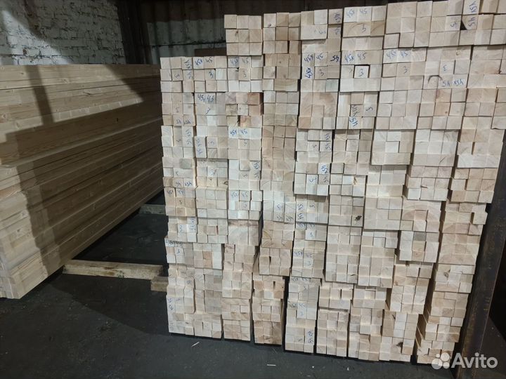 Брус цельный 50х40х300мм хвойный