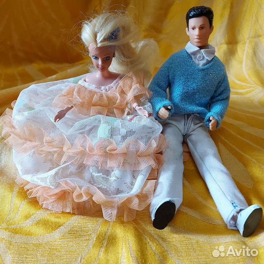 Кукла Барби оригинал и Кен с одеждой оригинал