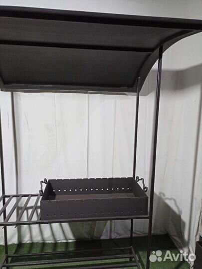 Мангал с крышей