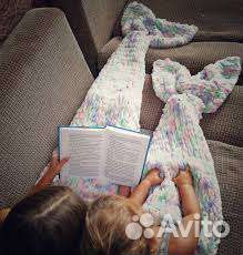 Плед / халат / плед-хвост / для деток и взрослых