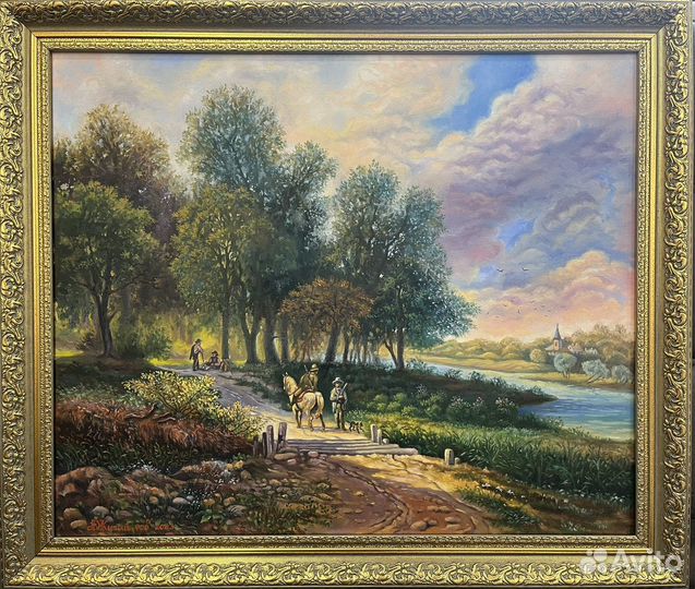 Картина маслом на холсте пейзаж