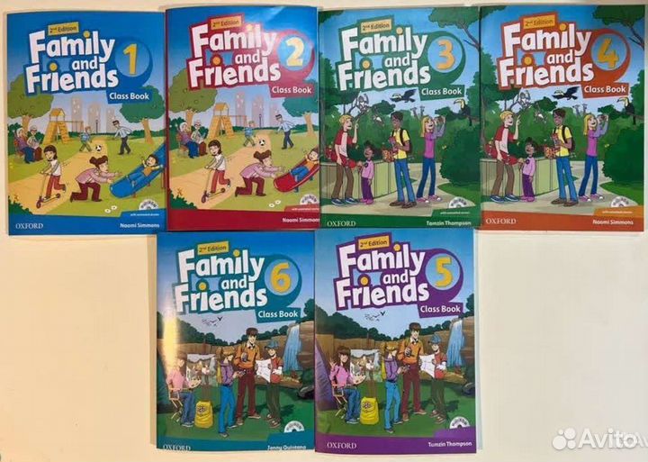 Family and friends 1 2 3 4 5 6 (1,2 издание)