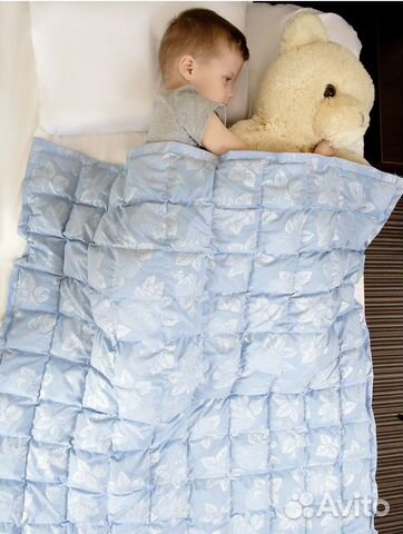 Одеяло утяжеленное детское с лузгой гречихи