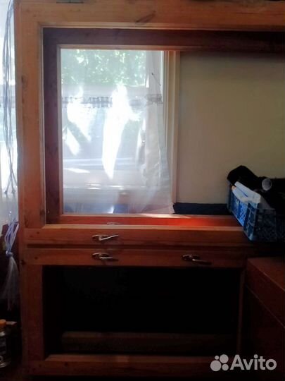 Оконный блок деревянный