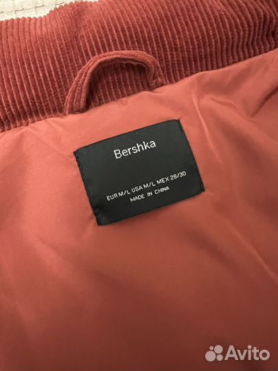 Bershka вельветовая куртка