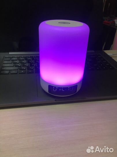 Светильник Будильник Колонка Часы 4 в 1