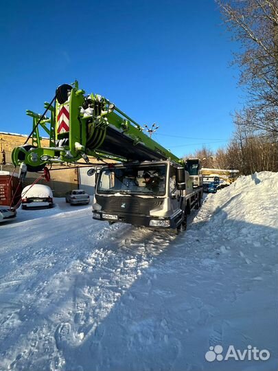 Аренда и услуги автокрана, 30 т, 42 м, с гуськом 8 м